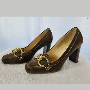 COACH Krystle High Heels Pumps Made In Italy Brown